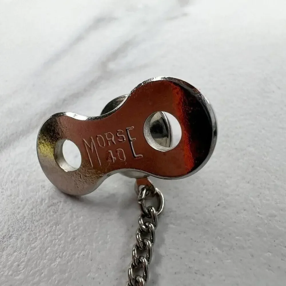 Vintage Morse 40 Chain Lapel Tie Tack Pin